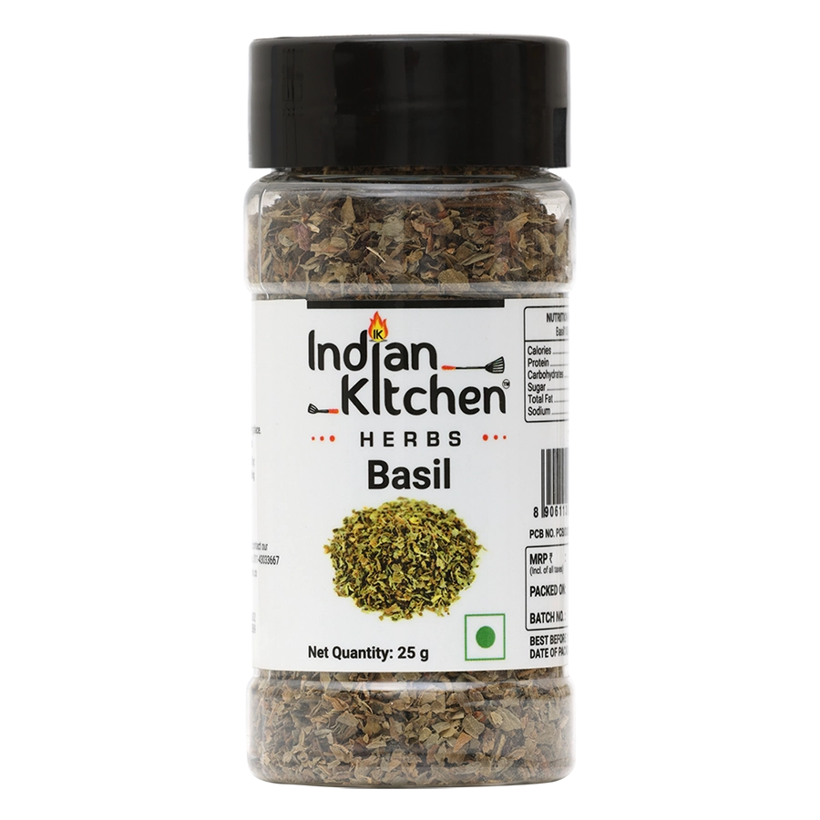 Indian Kitchen Basil 25g (Pack of 2) Indian Kitchen Basil 25g (Pack of 2) - Indian Kitchen